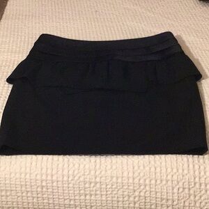 Cocktail black mini skirt